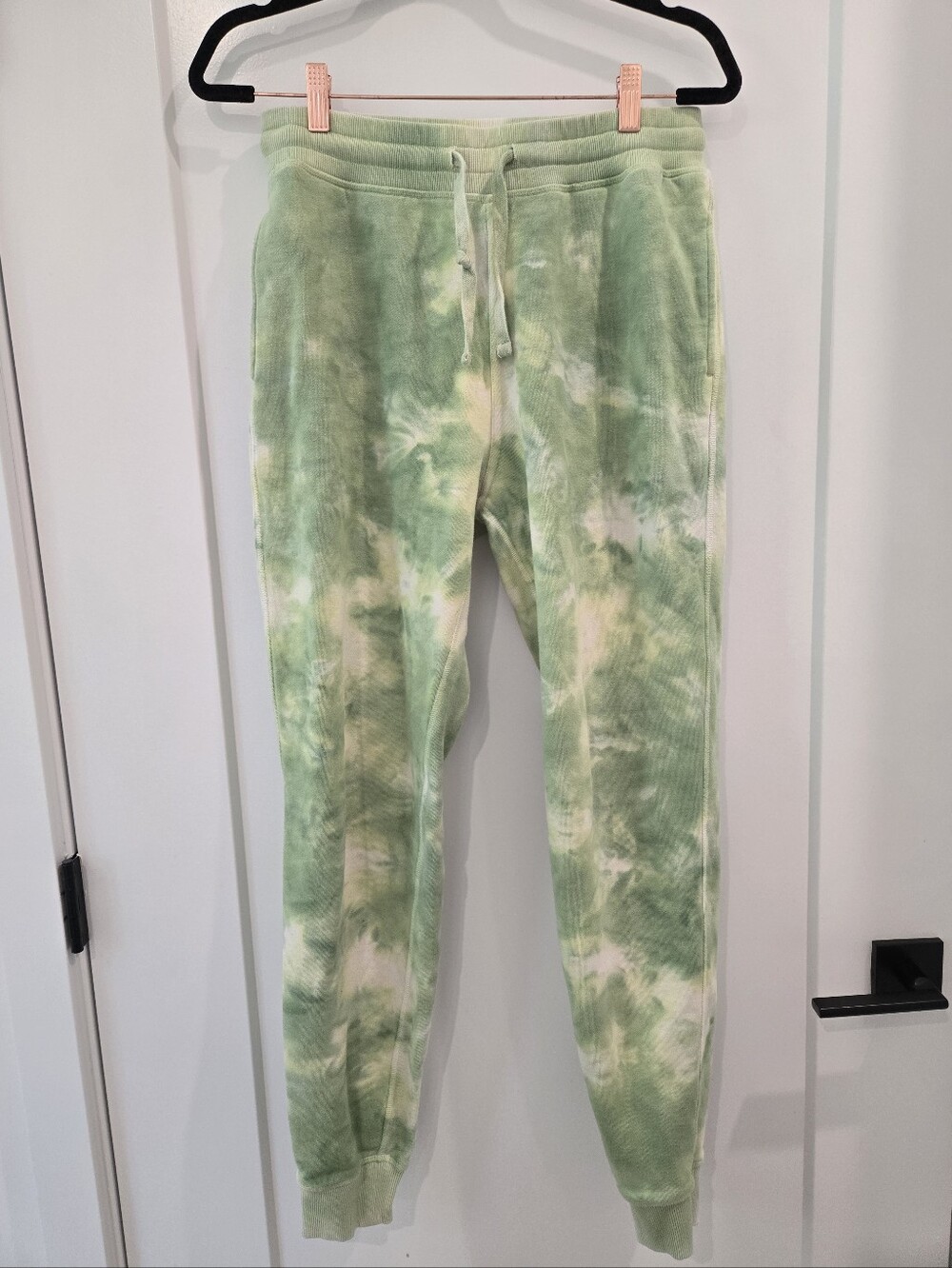 Richer Poorer Green & White Tie-Dye Jogger Pants